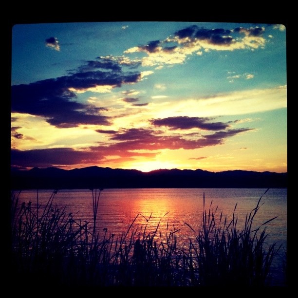 Sunset Sloans Lake
